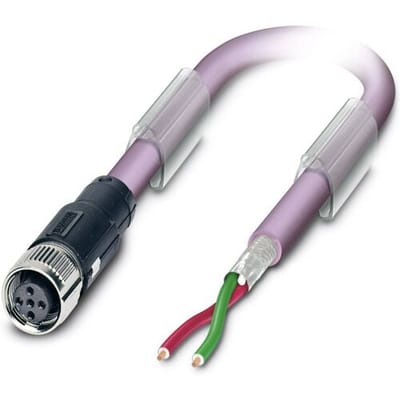 Phoenix Contact 1518070 Sensor/actuator dataconnector, geassembleerd M12 Aantal polen (sensoren): 2 Bus, recht 5.00 m 1 stuk(s)