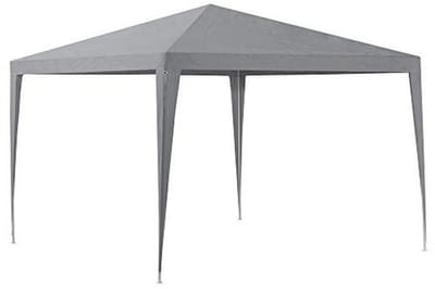 Waterdichte Partytent 3x3m - Donkergrijs Tuinpaviljoen voor Feesten en Kamperen