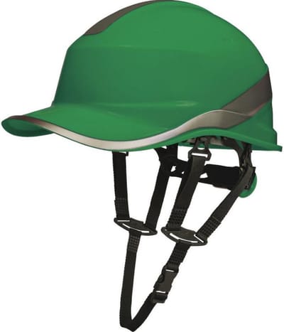Delta Plus opzichtershelm Pet met kinriem - Groen - One size