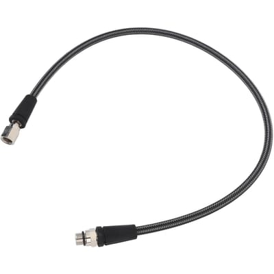 Tuyau Haute Pression de Plongée Sous-Marine avec Filetage 716 20UNF 25,6 pouces Alliage d'Aluminium Tressé Fibre de Carbone