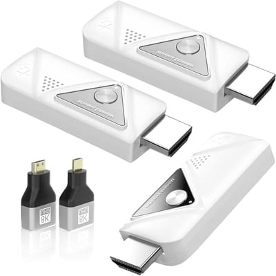 HDMI Zender Ontvanger - Draadloze Video Audio - Streamen naar TV - 1 Zender 2 Ontvangers - 50 Meter Bereik