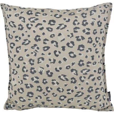 Gek op kussens! Sierkussen jacquard leopard silver | 45 x 45 cm | polyester