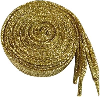 Scoby - Veters - Glitter Veters - Hippe Veters - Glitter Laces - 110CM - Goud - 1 Paar