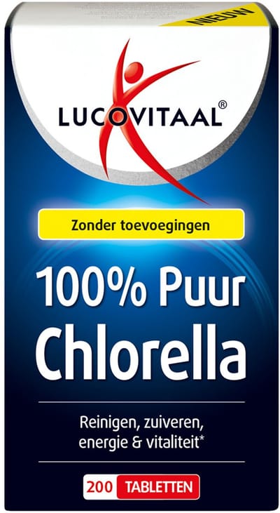 Lucovitaal Chlorella Puur - 3 x 200 tabletten - Voordeelverpakking