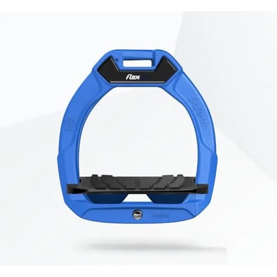 Veiligheidse stirrups Paars/Blauw/Zwart voor kinderen Flex-On Safe-On