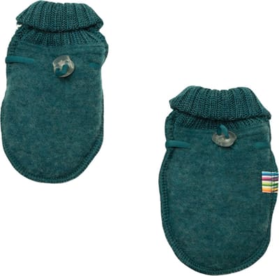 JoHa Kinder- en babyhandschoenen van 100% -wol, kleur Peacock Melang
