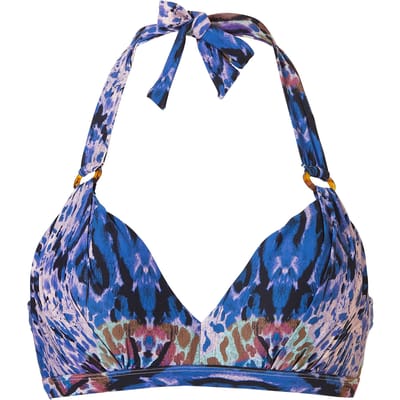 Livera Sw Bra Tshirt Bowie Zanzibar Blue/pink Maat: F38 | Bikini's Outlet | Dames | Blauw