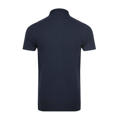 Weird Fish Heren Miles Pique Organic Poloshirt (Marine)