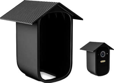 Camera Siliconen Beschermhoes – 1 Stuk – Beveiligingscamera Beschermhoes – Voor EufyCam 2C & 2C Pro – Waterdicht – Weerbestendig – Zwart