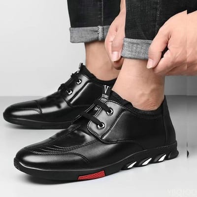 Heren Nieuwe leren Schoenen Mode Zakelijk Werkschoenen Casual veelzijdige antislip Loafers Trendy ademende lichtgewicht flats Homme 44 gray