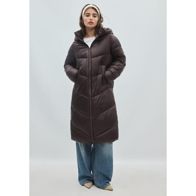 Stradivarius Basis gewatteerde jas  Bruin S