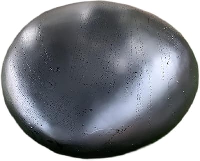 Decoratieve Tuinstenen - Sierstenen Kiezelstenen - Tuin Decoratie - Natuurlijk Gepolijst - 32 cm - Zwart