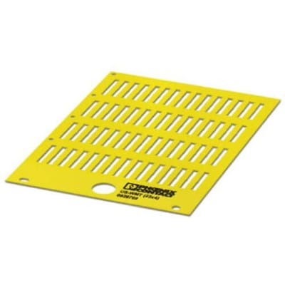 Phoenix Contact 0828956 US-WMT (23X4) YE Adermarkering Montagemethode: Schuiven Markeringsvlak: 23 x 4 mm Geel Aantal markeringen: 560 10 stuk(s)