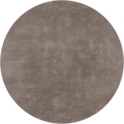 Zacht kleed Solina taupe 80 cm rond