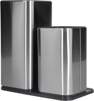 Dailygoods- Messenstandaard Grote Capaciteit - Keuken Organizers - Antislip - Parallel Ontwerp - Gereedschapsbescherming - Roestvrij Staal - Keukenorganizer