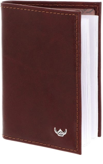 Golden Head Leren kaarthoes Colorado RFID Protect Kartenetui 4431 Tabacco bruine