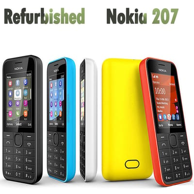 Gereviseerde Nokia Originele Nokia 207 Mobiele Telefoon 1 Battery 1 charge zwart