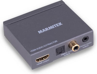 Marmitek Connect AE14 HDMI Audio Extractor - HDMI converter naar audio - 4K 30Hz - ARC - Optisch en analoog