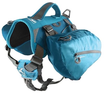 Lichtgewicht Hondenrugzak - Wandelpakket voor Honden, Reflecterend, Kustblauw