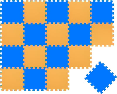 Van dag Één: 18-delige Baby Puzzel Speelmat - 30x30 EVA Schuim Kruipmat Vloermat Speeltapijt Kind