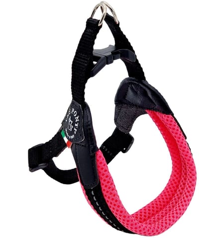 Tre Ponti Hondentuig Fibbia mesh verstelbaar maat 1 (28-38 cm) Roze