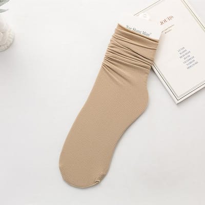 Kasjmier Wol Kniebrace Pads voor Vrouwen Mannen Winter Buiten Sporten Beenwarmers Koudebestendig Artritis Kniebeschermer beige