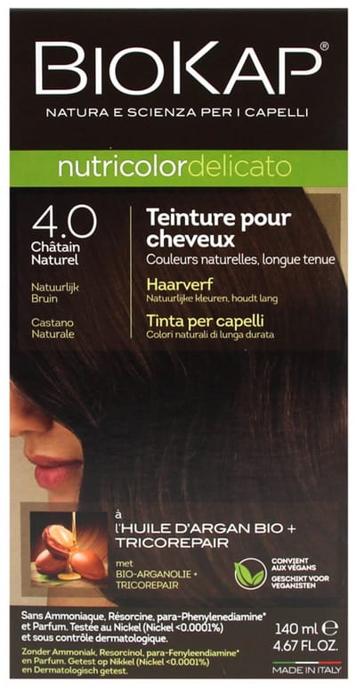 Biokap Nutricolor Delicato Permanente Kleurstof (Kleuren : Kastanje)