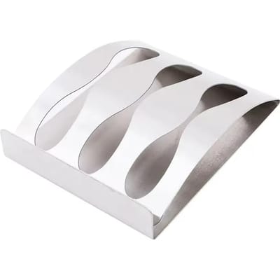 Porte-brosse à dents adhésif mural en acier inoxydable sans perçage support de rangement porte-brosse à dents à deux trous trois trous white