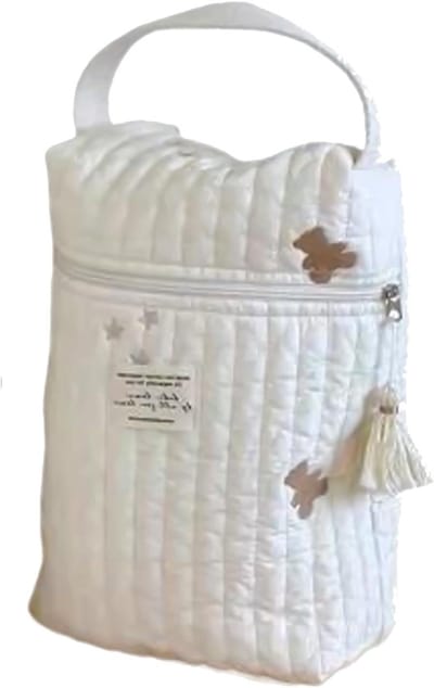 Luiertas Organizer - Luiertas Pouches, Ademend Organizer, Veelzijdige Kinderwagen-Ready Luiers Opbergzakken, 14 "Draagbare Reizen Rits Pouch | Voor Moeders & Vaders On-The-Go, Meerkleurig