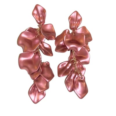 Oorbellen Cyril roze metallic-Charme Bijoux