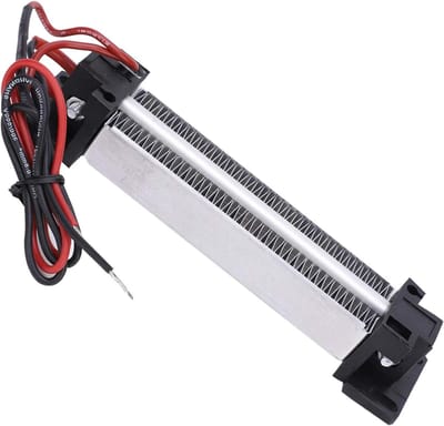 Elektrische PTC Verwarmer - Keramische Heater - Snelle Ruimte Verwarming - Constante Temperatuur - 17x6x5 cm - Grijs