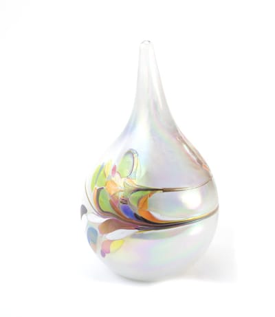 Loranto - Mini Urn Druppel - Luxe urn - Glazen Urnen voor thuis - EU