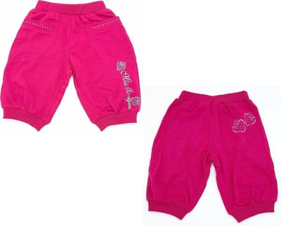 Baby broek - zacht katoen - comfortabele pasvorm - unisex - paars - maat 68