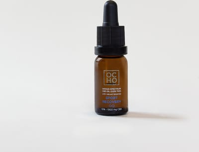 OCHO Amsterdam spierherstel CBD olie (10%) - Bevordert spierherstel - Broad Spectrum - Rijk aan cannabinoiden