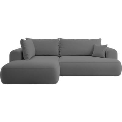 Hoekbank Philipa Big links velvet met slaapfunctie | Selsey Design