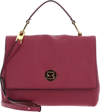 COCCINELLE Leren Handtas Schoudertas Liya Handbag Rosewood / Brandy (rood)paars
