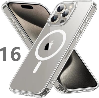 DrPhone CrystalGuard - Transparante Magnetische iPhone 16 Hoes | Militaire Bescherming & MagSafe Compatibiliteit