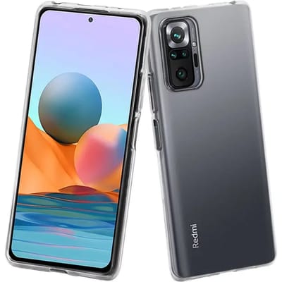 Muvit, Hoesje voor Xiaomi Redmi Note 10 Pro RECYCLETEK Zacht, Transparant