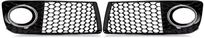 Voorbumper Mistlicht Grille Covers - Voor Audi TT MK2 8J (2010-2014) - Honingraat Mesh