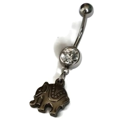 Aramat Jewels | Piercings | Zilveren Olifant piercing | | | |12mm | Staal | Volwassenen | Verkleurd niet