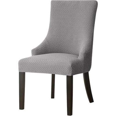 Schuin aflopende rug stoelhoes Jacquard fauteuilhoezen Stretch oorfauteuilhoes voor Bruiloft Eetkamer Woonkamer Fauteuils 1pc