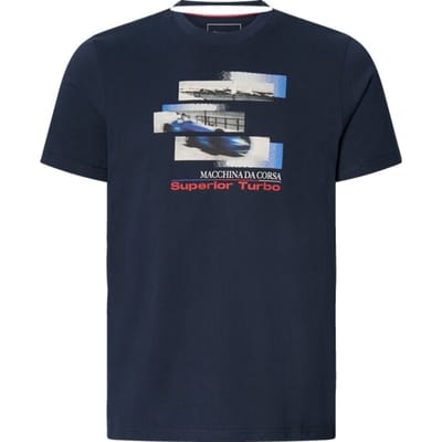 Babista herren T-Shirt - 48/50 - donkerblauw - Plus Size