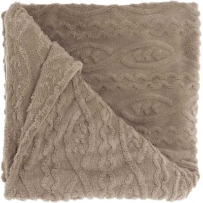 Unique Living - Plaid Pleun Taupe -150x200cm
