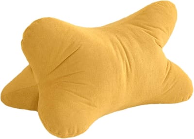 Nekkussen Leeskussen - Leessteun Nekrol - Ontspannen Lezen - Flexibele Ondersteuning - 48x31.5 cm - Geel