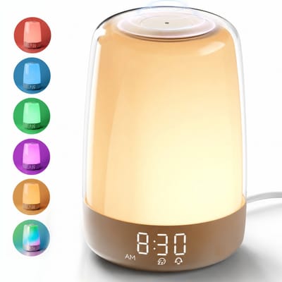 BOTC Wake Up Light - Sleep Lamp - Digitale Wekker met lamp - Wit