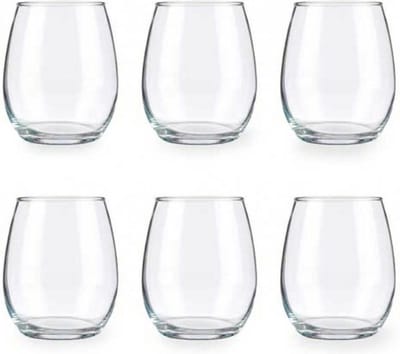 Glozini Drinkglazen/waterglazen Tumblers - luxe glas - Set van 6