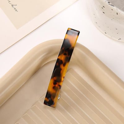Elegante Luipaard Haarclips Acetaat Vintage Franse Haarspeld Kleurrijke Geometrische Marmeren Veerklemmen Eenvoudige Mode Haaraccessoires