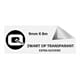 Brother TZe-S121 tape zwart op transparant extra klevend 9mm x 8m (huismerk)