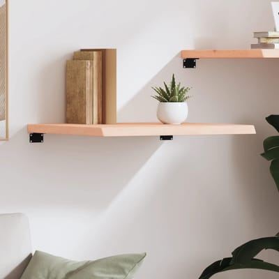 vidaXL - Tafelblad - 60x60x(2-4) - cm - onbehandeld - massief - eikenhout