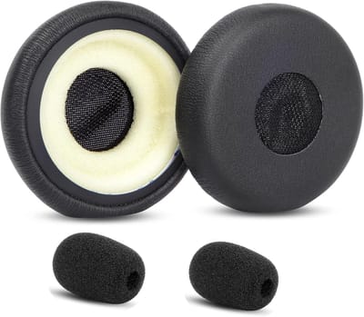 Oorkussens Vervanging - Oorbeschermers - Headset Comfort - Perfecte Pasvorm - Standaard Maat - Zwart